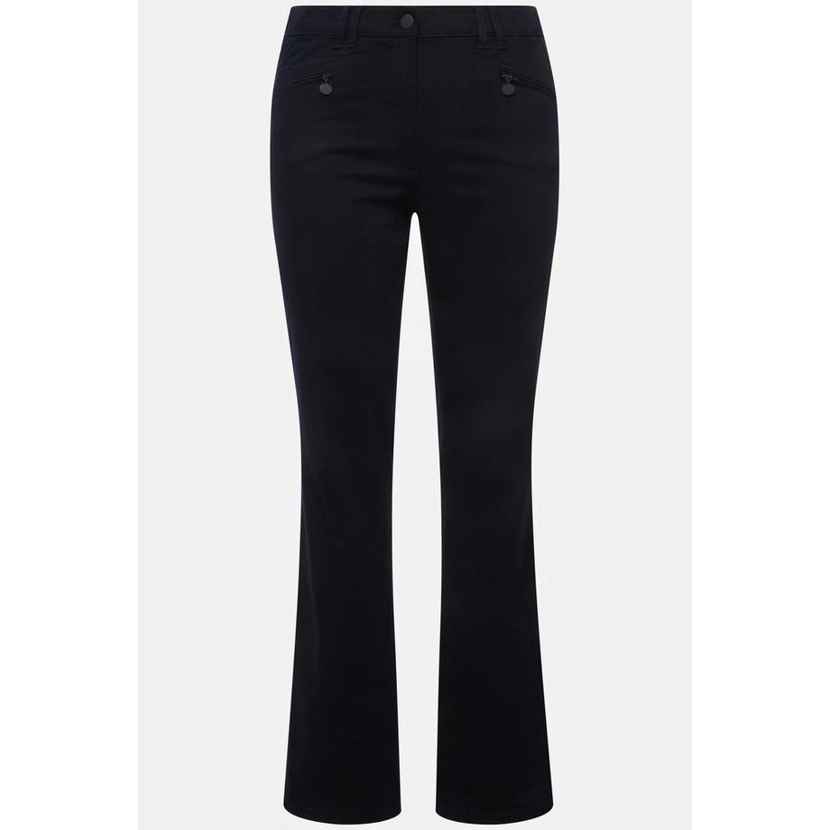Ulla Popken Pantaloni Mony Basic Stretch Gamba Affusolata  