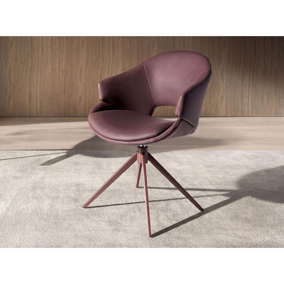 ANGEL CERDA Chaise pivotante de design moderne  