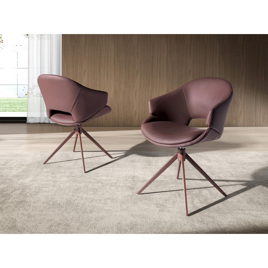 ANGEL CERDA Chaise pivotante de design moderne  