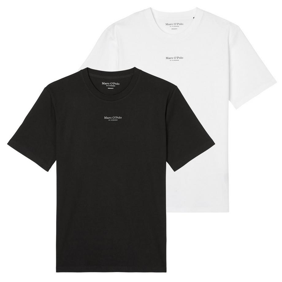 T-shirt  Paquet de 2 Confortable à porter-Medium-Logo