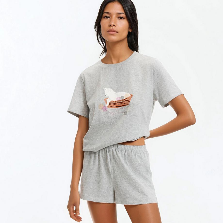 SO'HOME Baumwolljersey Kurzpyjama  