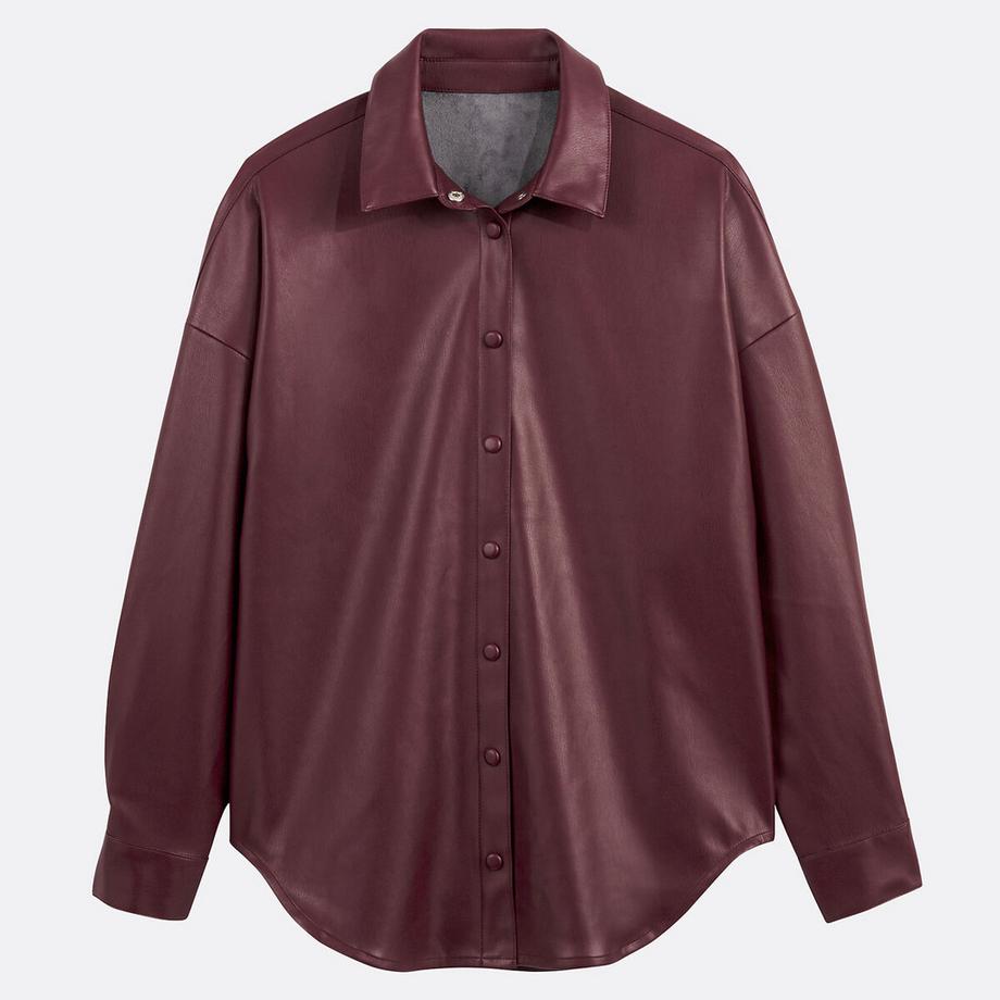 La Redoute Collections Kunstleder Hemd  