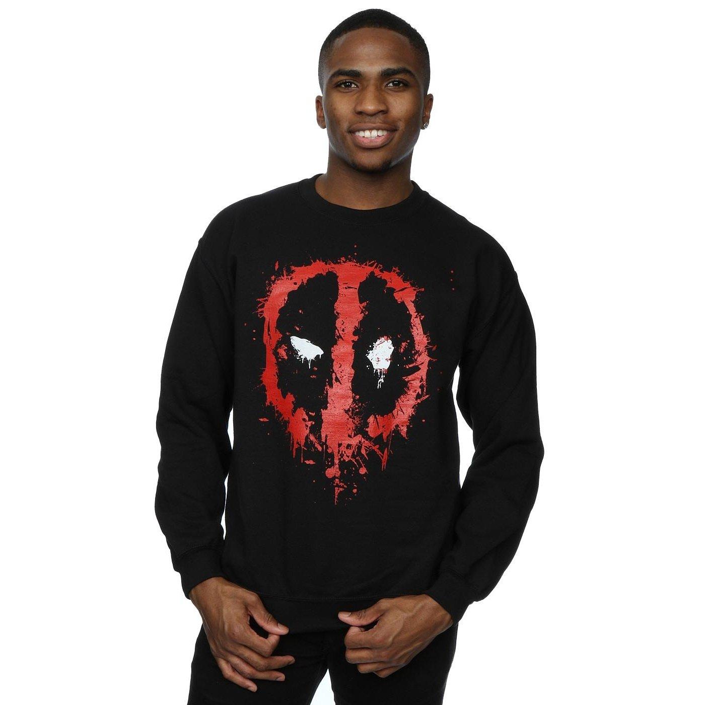 MARVEL Deadpool Splatter Logo Sweatshirt  