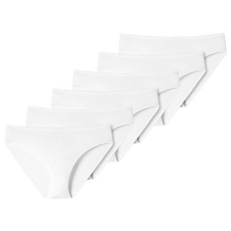 Schiesser Confezione da 6 Slip Tai in Cotone Biologico  