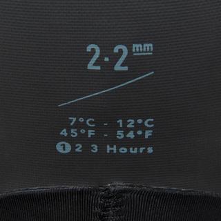 OLAIAN  Top neoprene uomo surf con cappuccio 2 mm 