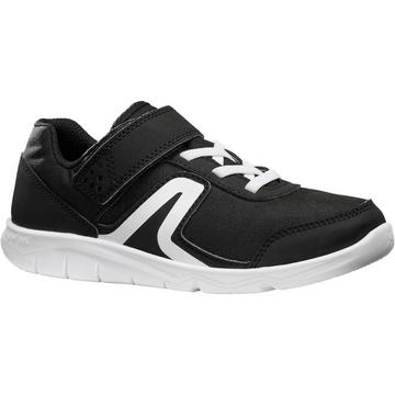 Sportschuhe PW 100 Kinder schwarz/weiß