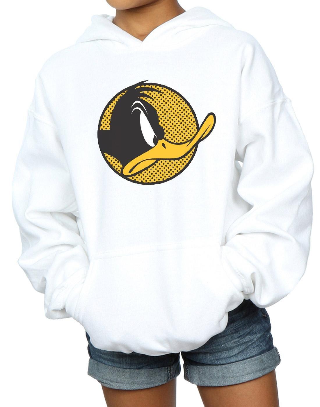 LOONEY TUNES  Daffy Duck Dotted Profile Kapuzenpullover 