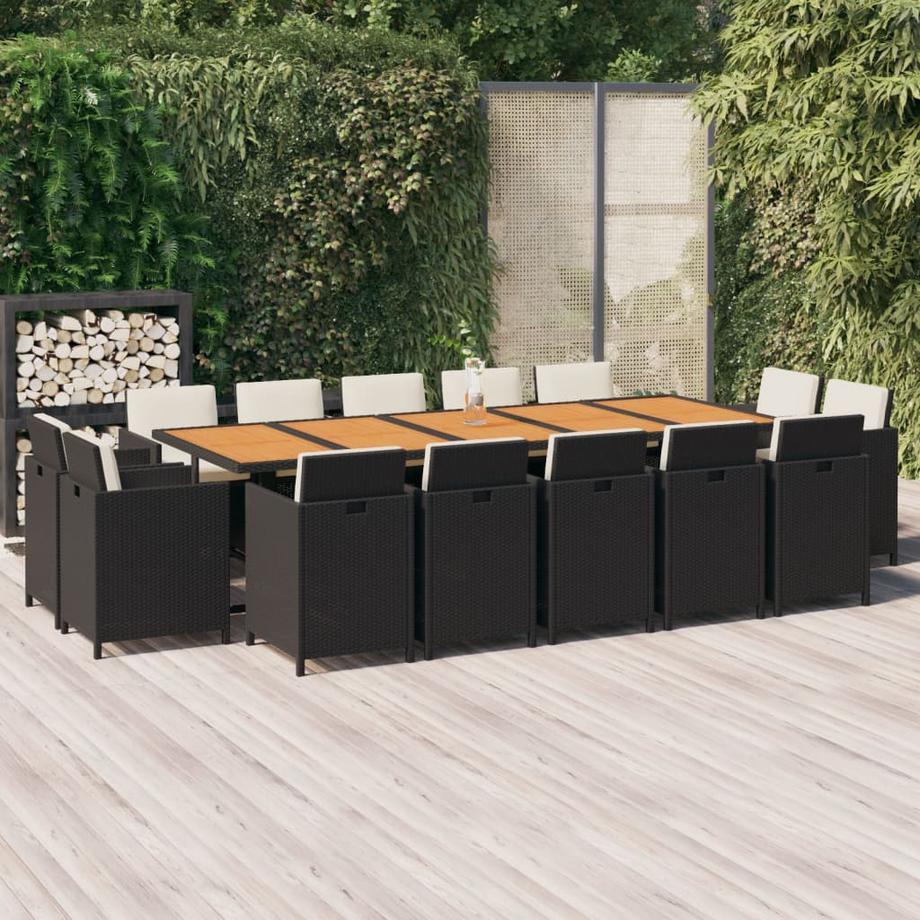 VidaXL Garten essgruppe poly-rattan  