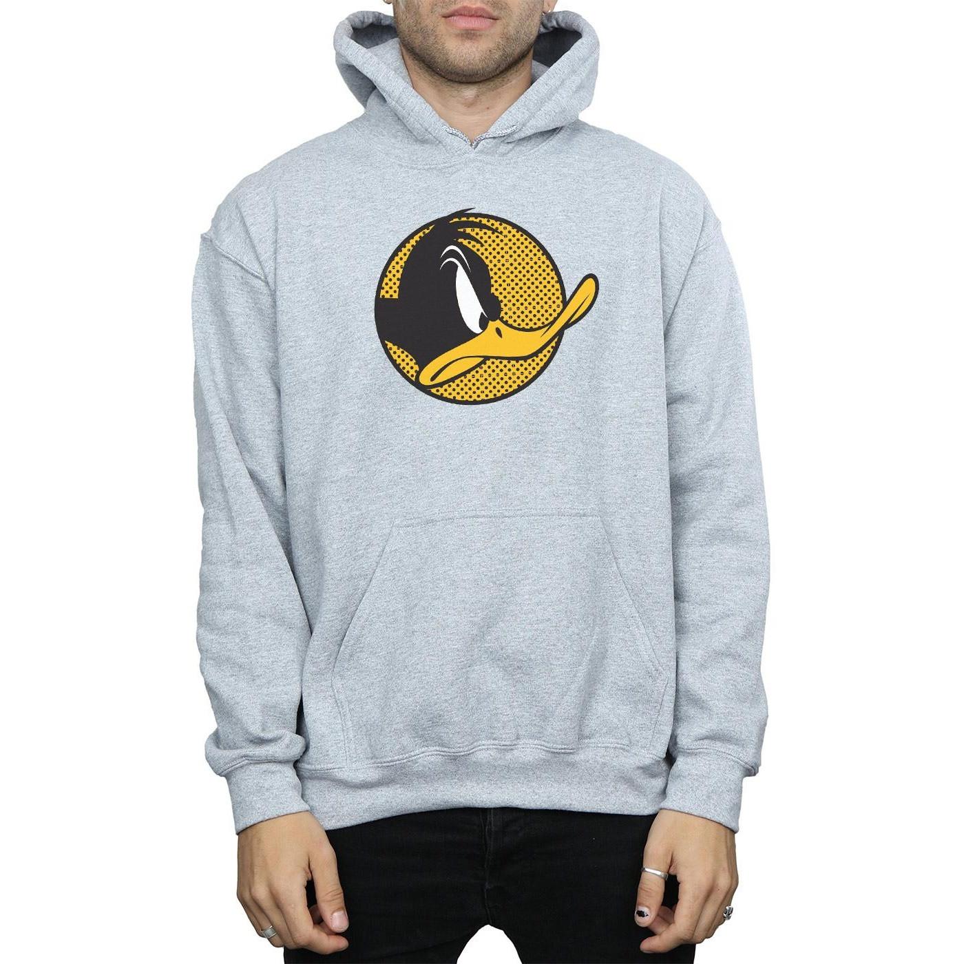 LOONEY TUNES Daffy Duck Logo Kapuzenpullover  