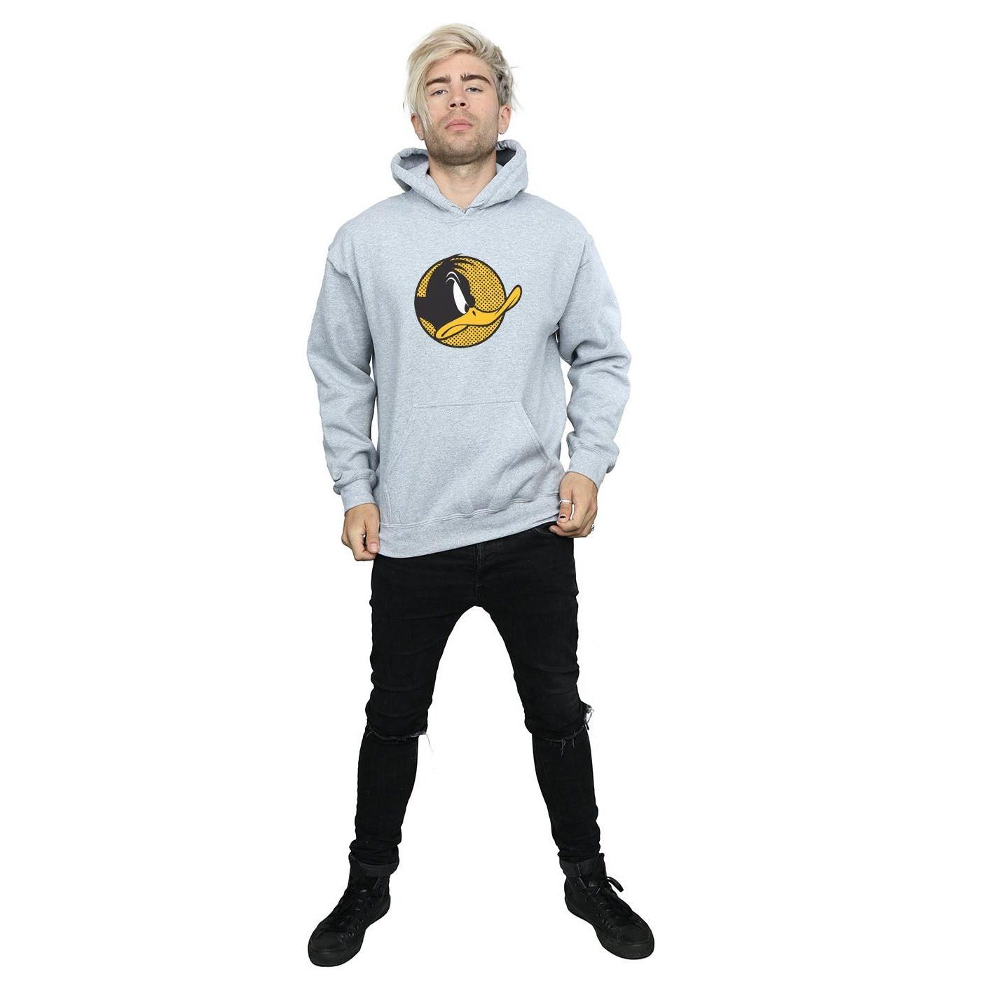 LOONEY TUNES Daffy Duck Logo Kapuzenpullover  