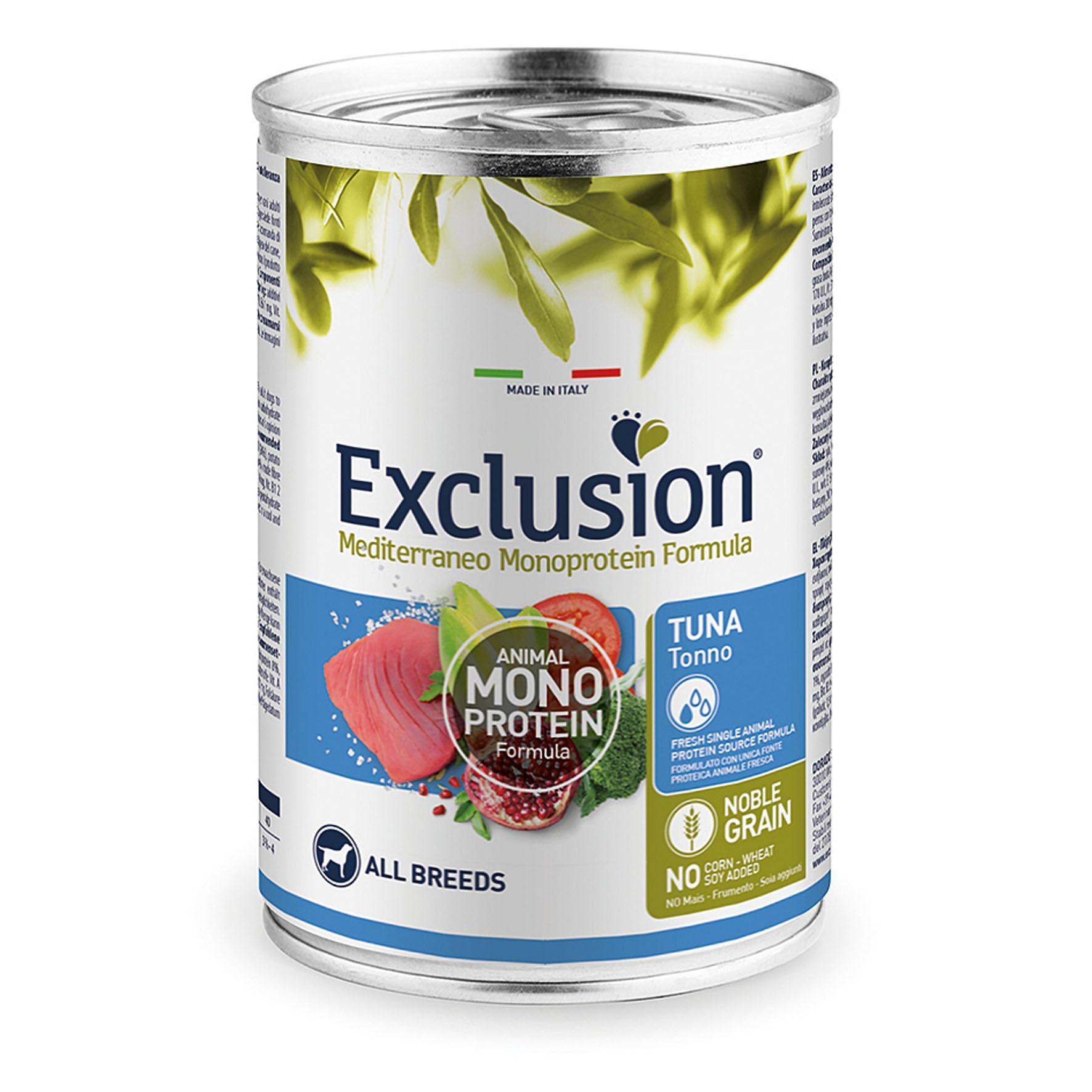 Exclusion  Mediterraneo Adult All Breeds Tuna - Multipack 