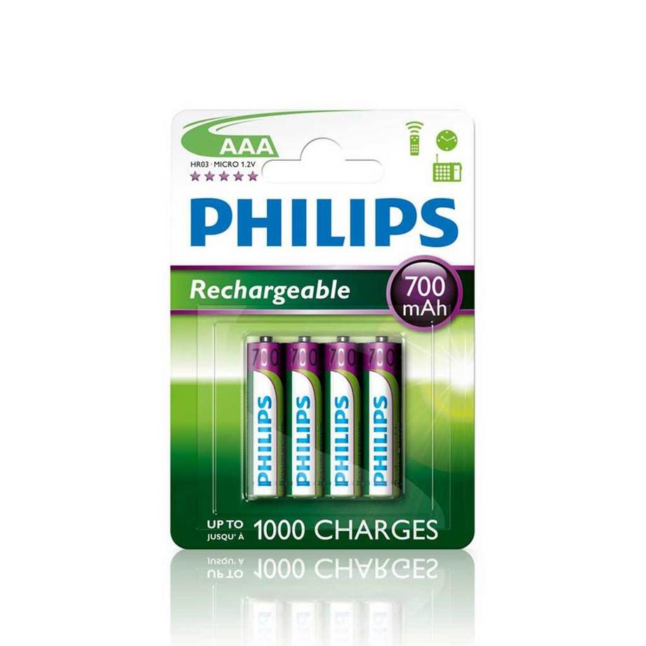 PHILIPS  Multilife R03B4A70 - Batterie 4 x AAA - NiMH - (wiederaufladbar) - 700 mAh 