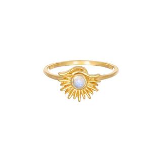 Elli  Ring Mondstein Sonne Astro Boho Style 