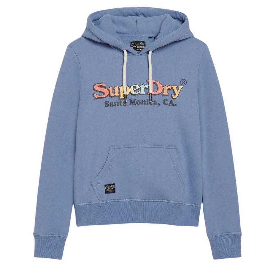 Sweatshirt à capuche arc-en-ciel femme