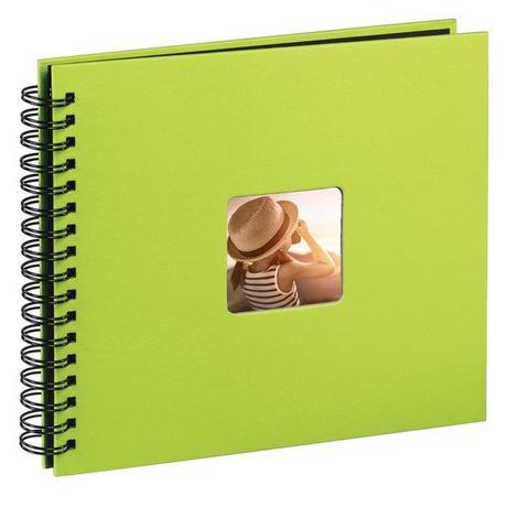 hama HAMA Spiralalbum Fine Art 113682 280x240mm, kiwi 25 Blatt  