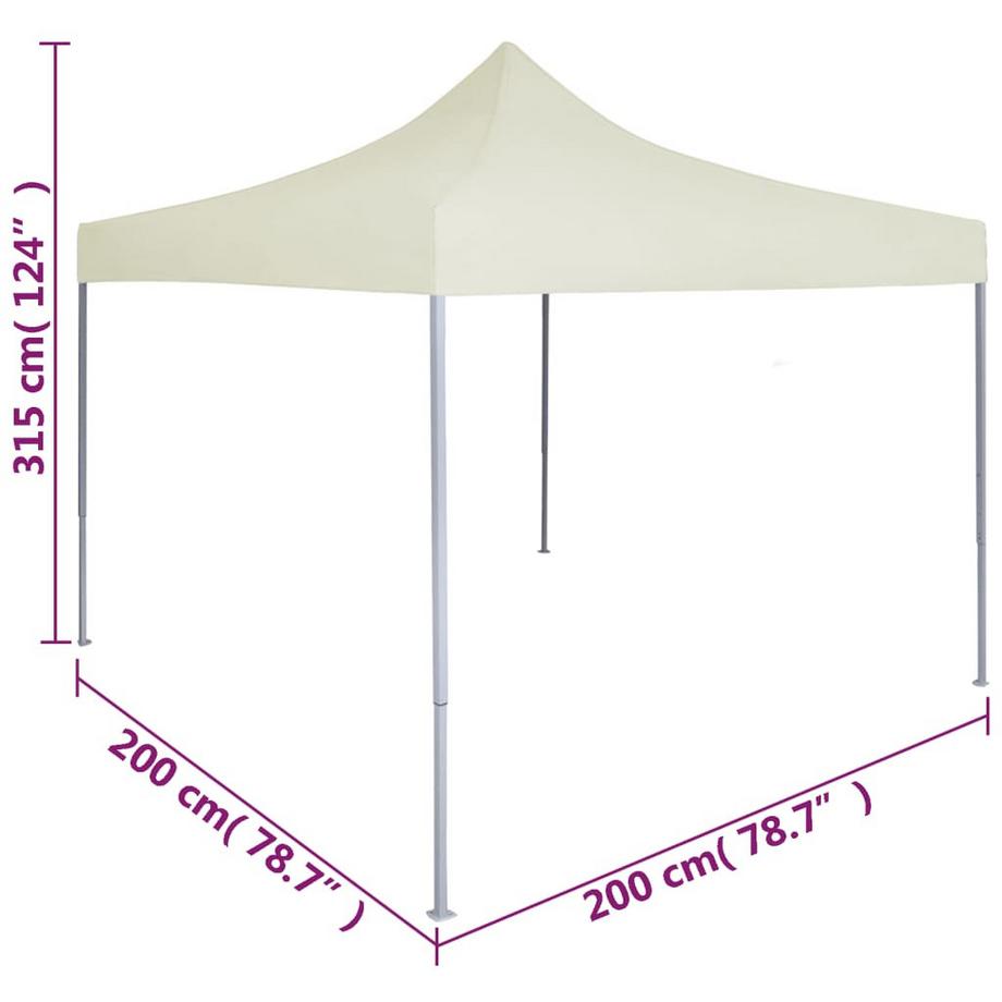 VidaXL tenda da festa Tessuto  