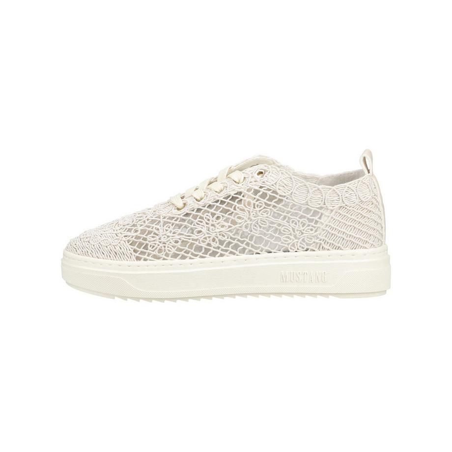 Mustang Sneaker in maglia a merletto con suola plateau  