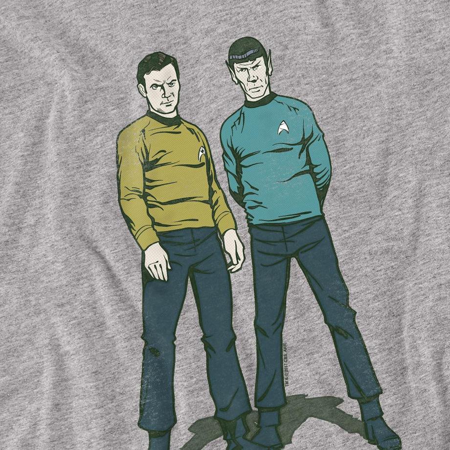 Star Trek Sup Bedrucktes Kurzarm T-Shirt  