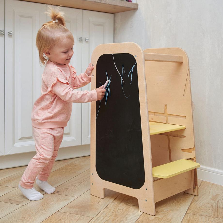 Montessori  Montessori® Lernturm - Multifunktionaler Helferturm 5-in-1 - VANILLA 