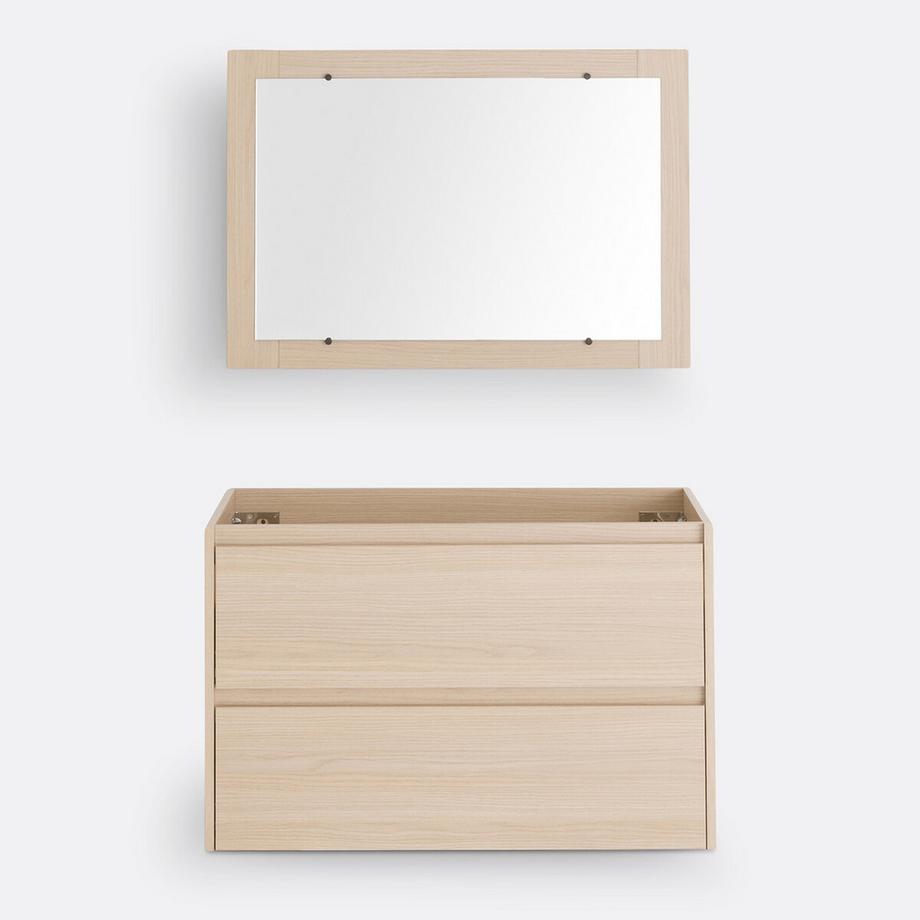 La Redoute Intérieurs Hängewaschtisch + Spiegel Nirio  