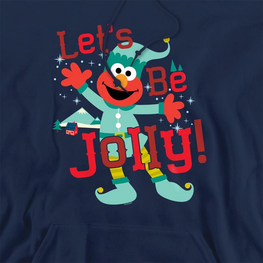 Sesame Street  Let´s Be Jolly Kapuzenpullover  , weihnachtliches Design 