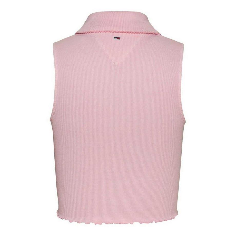 TOMMY JEANS  Maglietta Polo A Costine Senza Maniche 