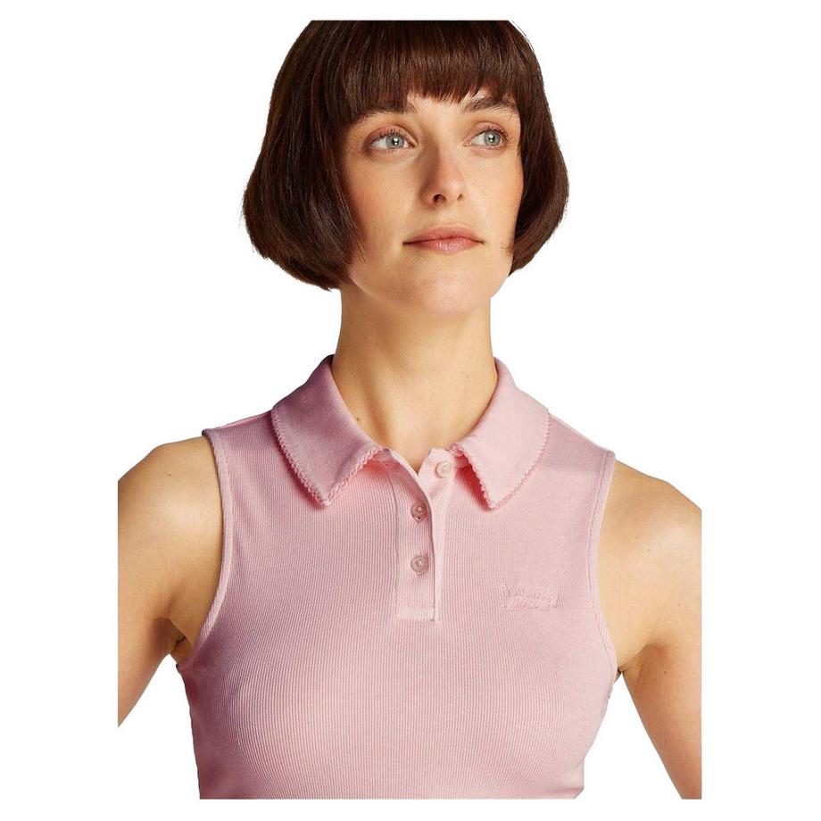 TOMMY JEANS  Maglietta Polo A Costine Senza Maniche 