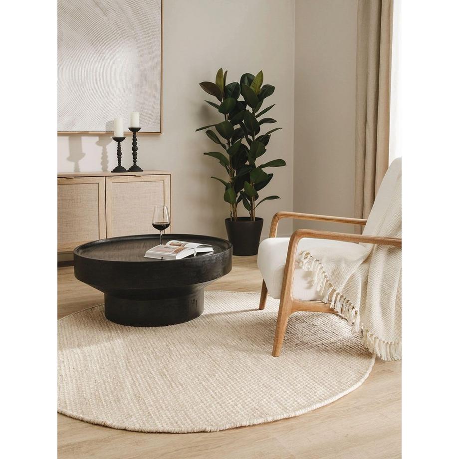 Benuta Tapis de laine Rocco Crème  