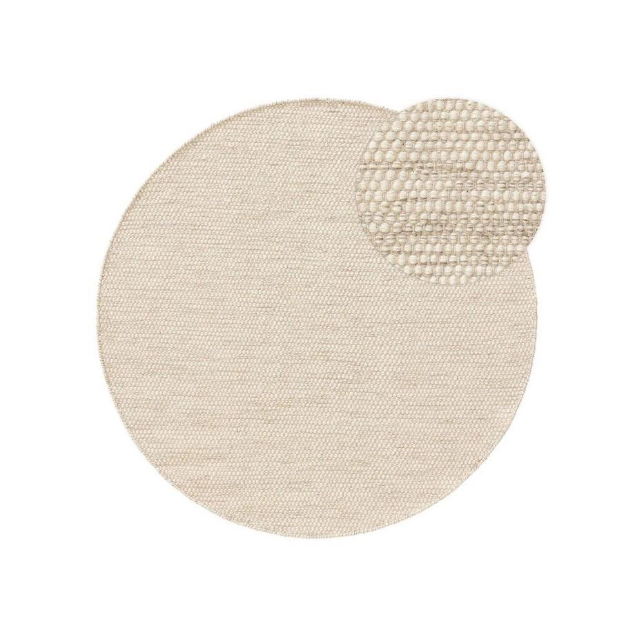 Benuta Tapis de laine Rocco Crème  