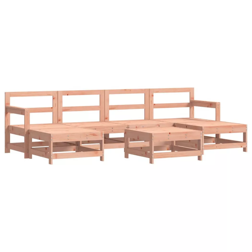 VidaXL - set salotto da giardino Legno di douglas, One Size, Marrone