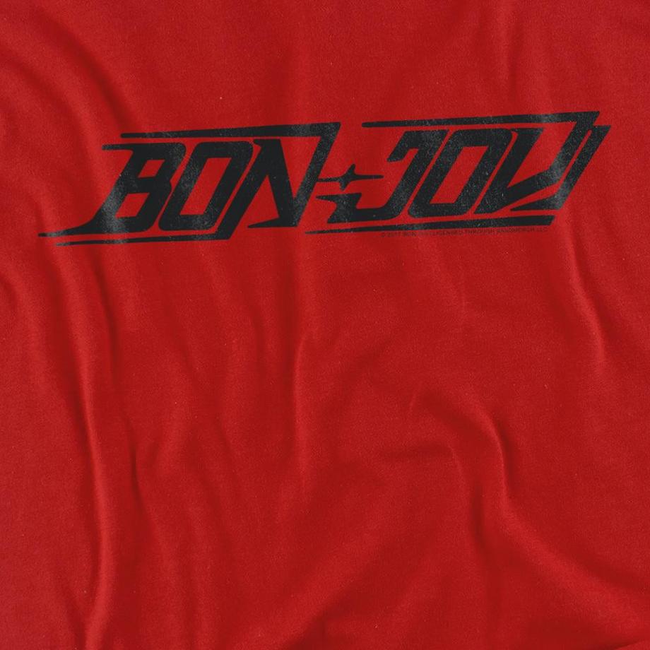 Bon Jovi Nouveau T-Shirt avec Imprimé Logo  