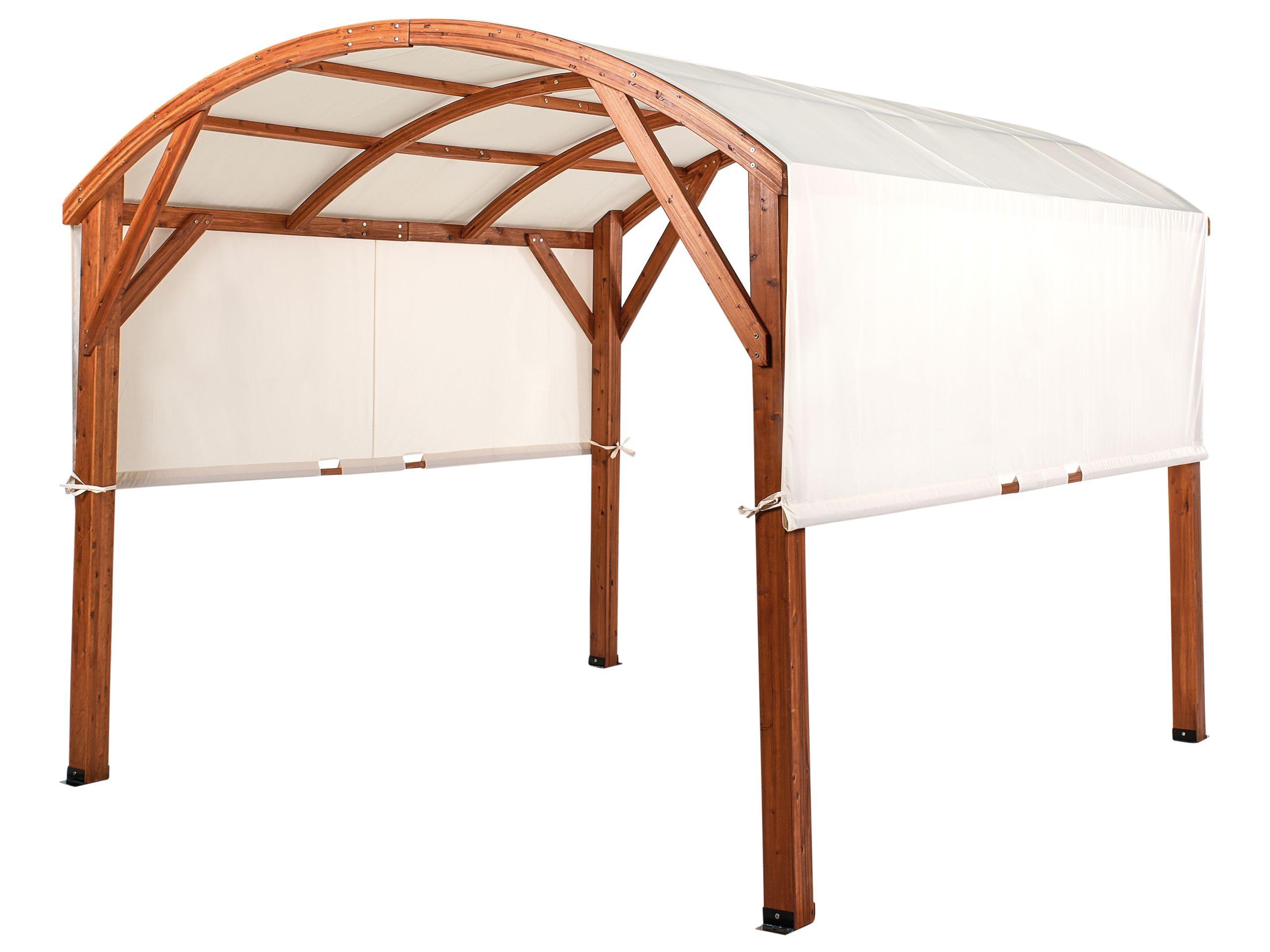 Beliani Tonnelle de jardin en Bois de sapin Méditerranéen SCOPELLO  