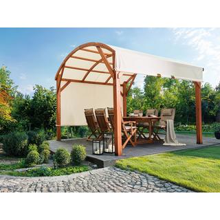 Beliani Tonnelle de jardin en Bois de sapin Méditerranéen SCOPELLO  