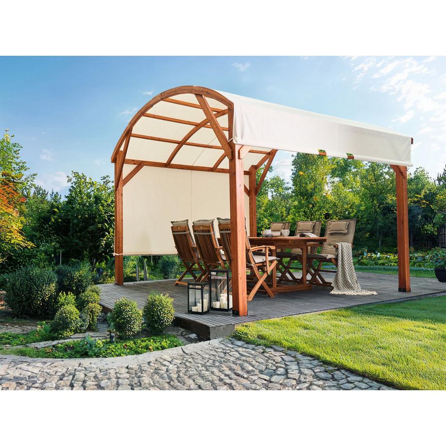 Beliani Pavillon aus Tannenholz Mediterran SCOPELLO  