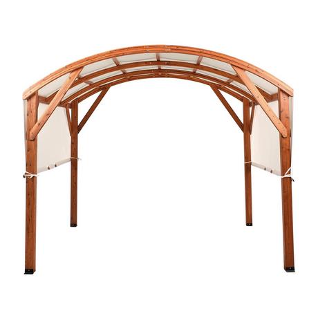 Beliani Tonnelle de jardin en Bois de sapin Méditerranéen SCOPELLO  