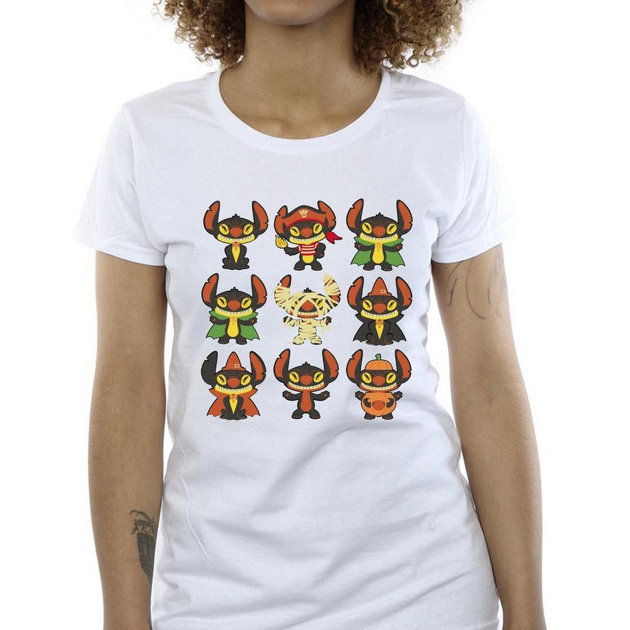 Disney Stitch Halloween Costume Griglia T-Shirt  