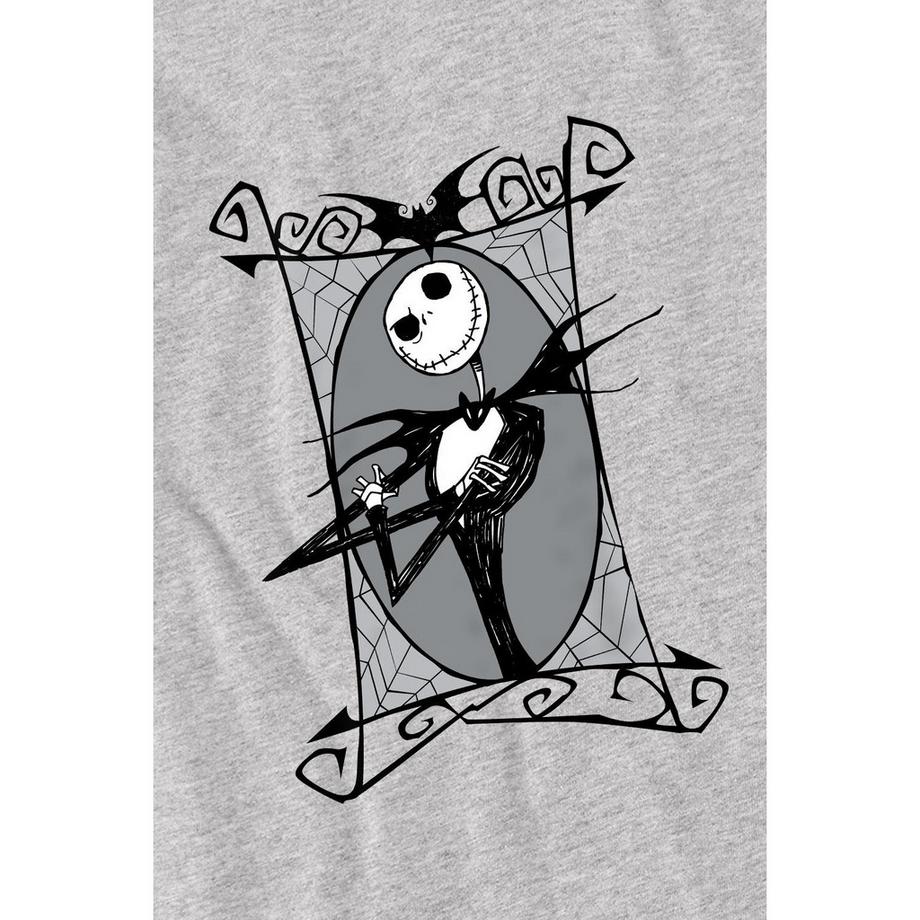 The Nightmare Before Christmas  Maglietta Jack Skellington Cornice 