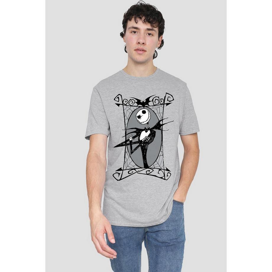 The Nightmare Before Christmas  Maglietta Jack Skellington Cornice 