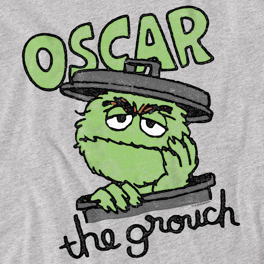 Sesame Street T-Shirt à Imprimé Graphique Oscar le Grognon  