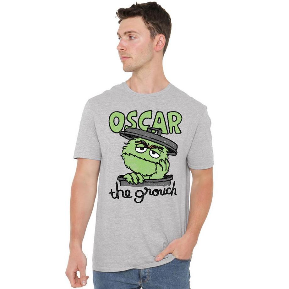 Sesame Street T-Shirt à Imprimé Graphique Oscar le Grognon  
