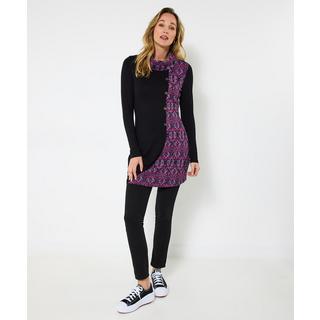 Joe Browns Tunica Jacquard Floreale Bottoni Decorativi Collo a Cascata  