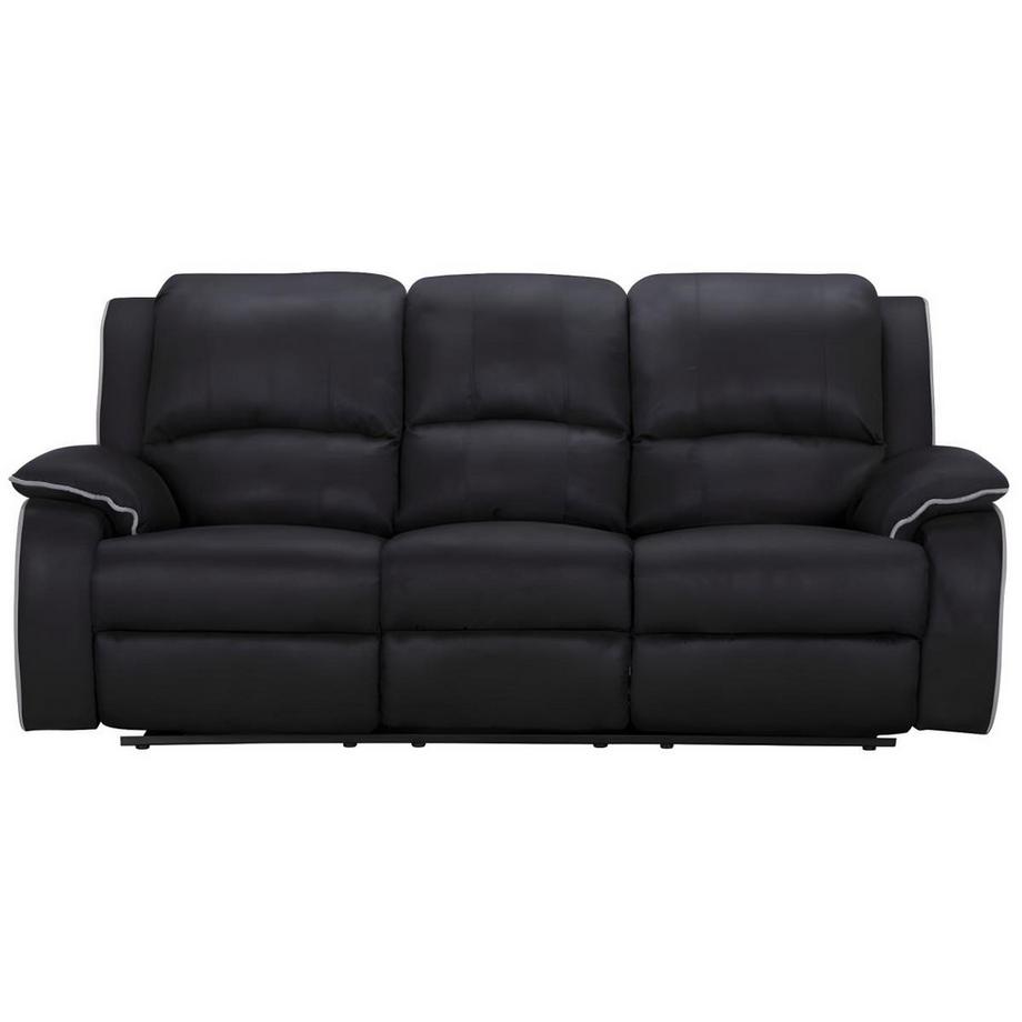 Vente-unique Relaxsofa Microfaser 3Sitzer HERNANI  