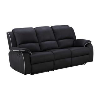 Vente-unique Relaxsofa Microfaser 3Sitzer HERNANI  