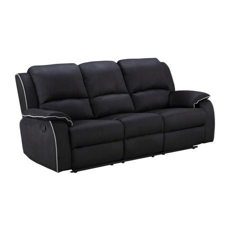 Vente-unique Relaxsofa Microfaser 3Sitzer HERNANI  