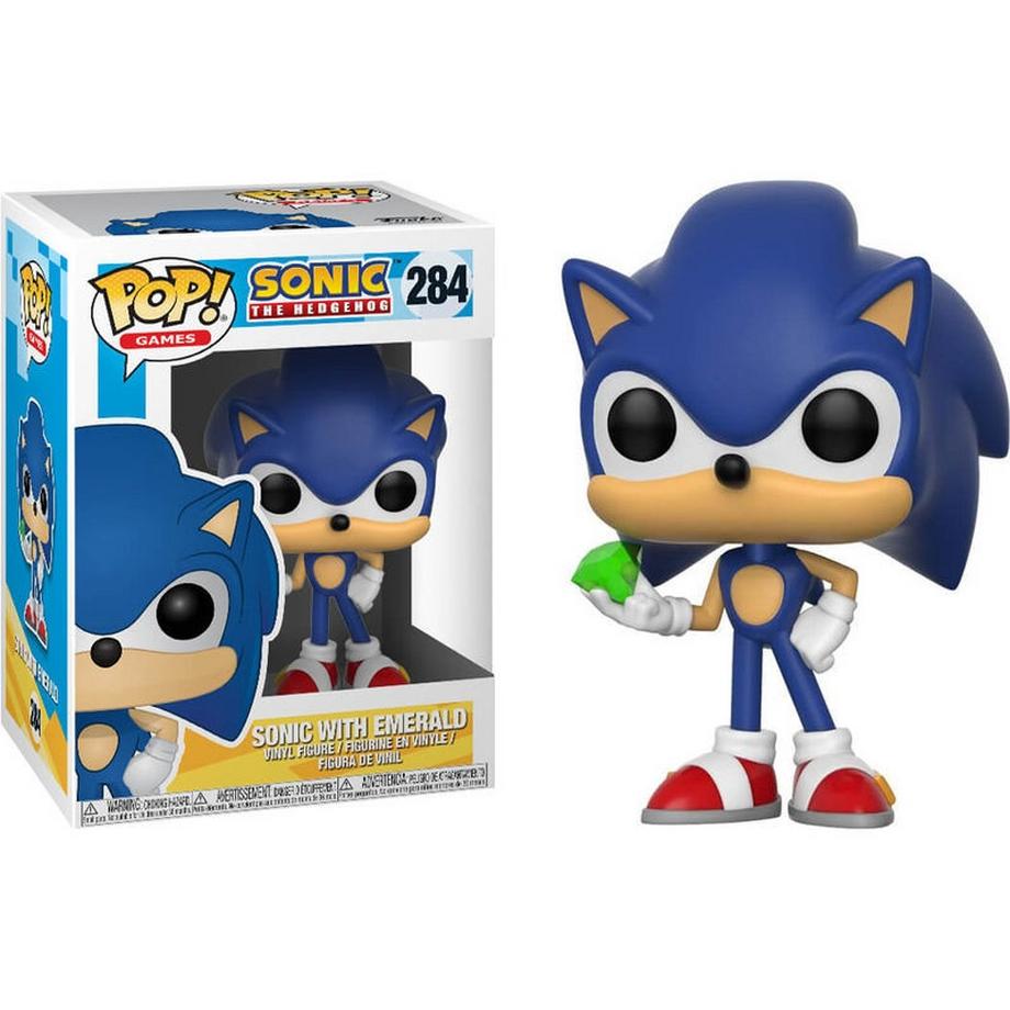 Funko  Figurine POP Sonic avec Emerald 