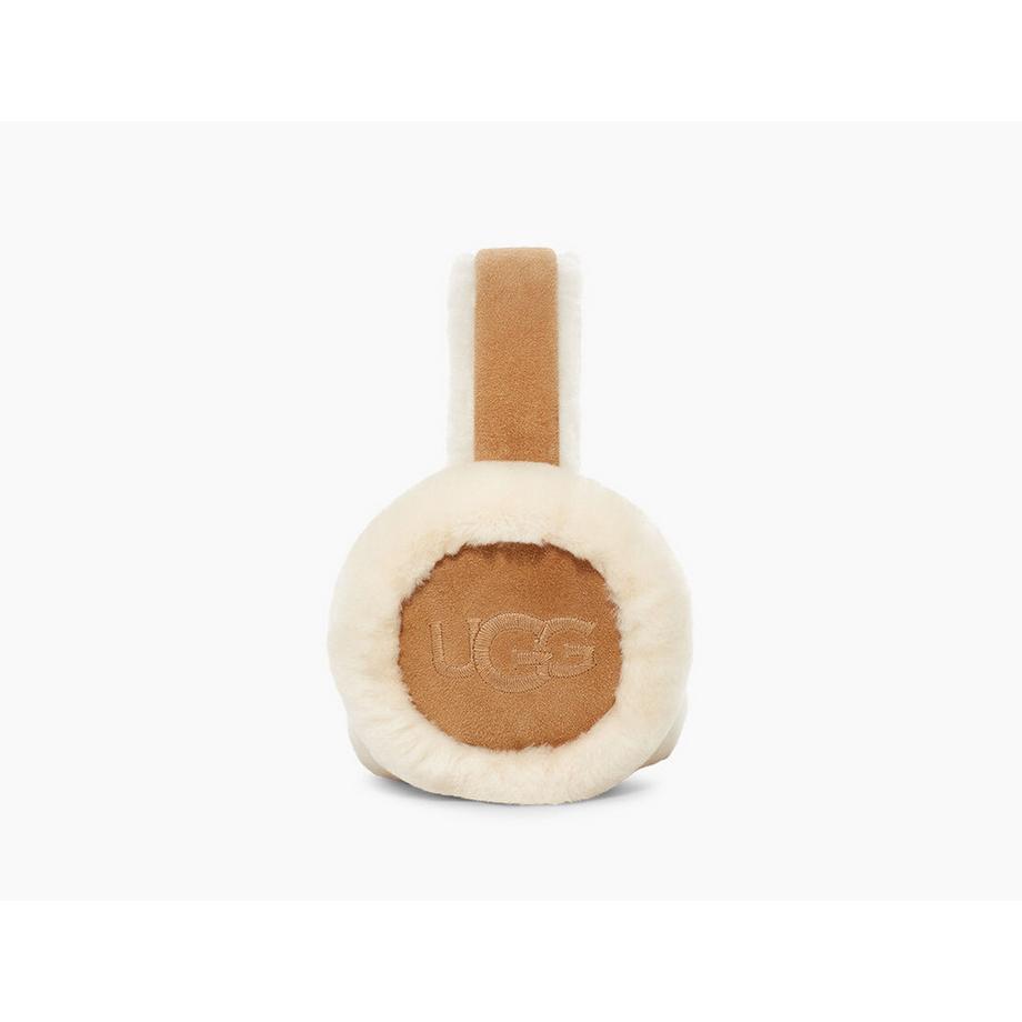SHEEPSKIN  W EARMUFF EMBROYDERY-0
