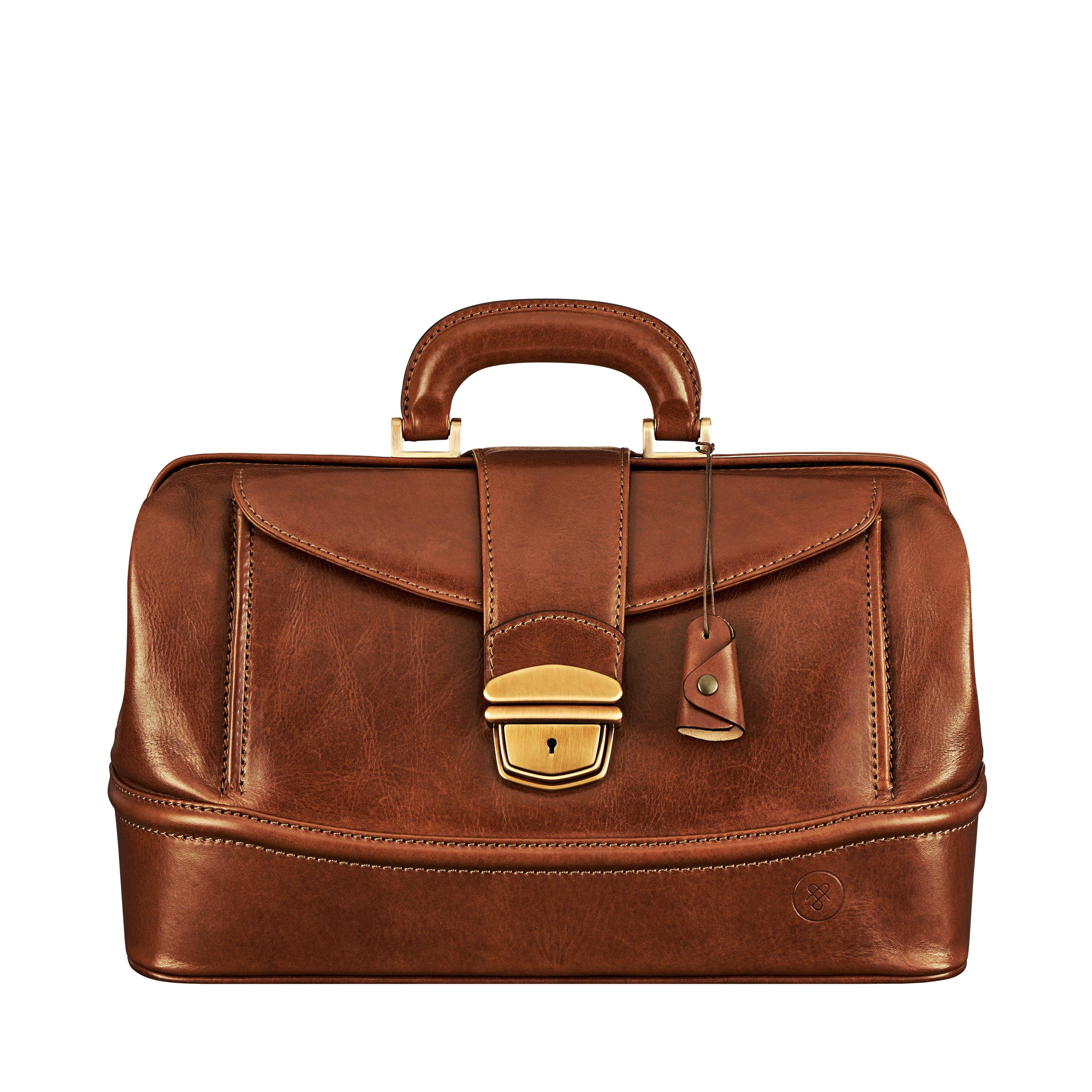 Maxwell Scott  Le DonniniS Petit sac docteur en cuir 