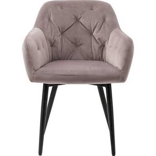 mutoni Fauteuil velours rose  