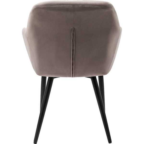 mutoni Fauteuil velours rose  