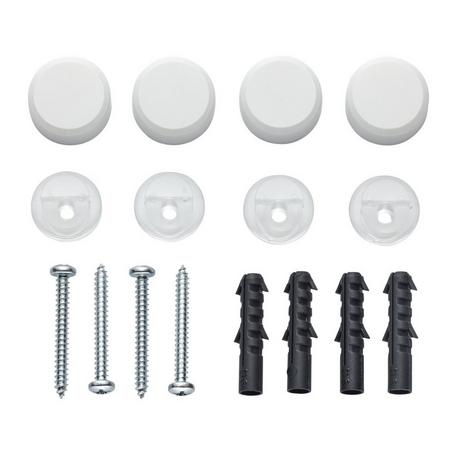 diaqua Spiegelbefestigungsset A weiss / 4Stk  